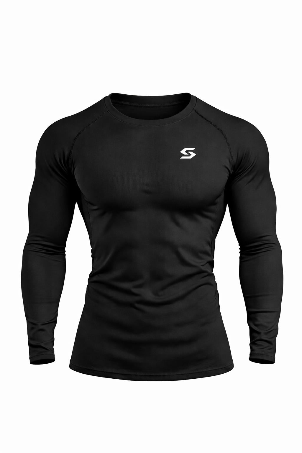 SILENTGYM Performance Long Sleeve Shirt – Black