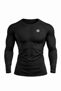 SILENTGYM Performance Long Sleeve Shirt – Black
